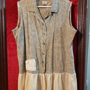 Hot Cotton black/white striped top